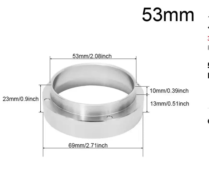 ESPRESSO PORTAFILTERS DOSING RING FOR 51mm, 53mm,58mm