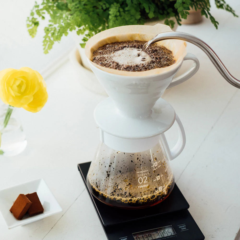 Original Hario V60 Paper Filter White – 100 Pieces