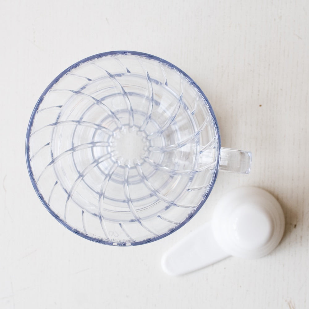 HARIO V60 KLARER KUNSTSTOFF HANDFILTER