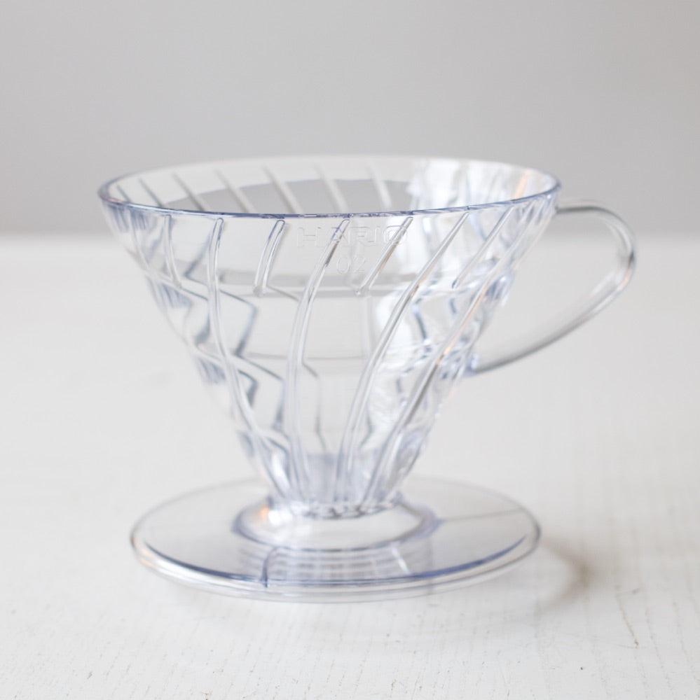 HARIO V60 KLARER KUNSTSTOFF HANDFILTER