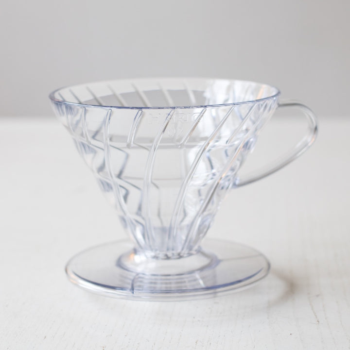 HARIO V60 KLARER KUNSTSTOFF HANDFILTER