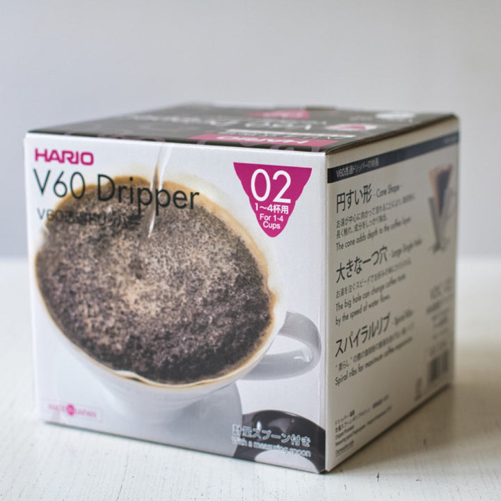 HARIO V60 WEISSER KERAMIK HANDFILTER 