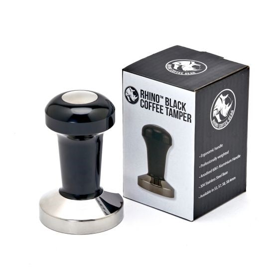 Rhino Pro Black Tamper 58mm