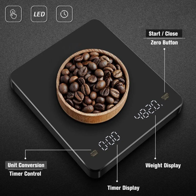 BLACK BASIC COFFEE SCALE