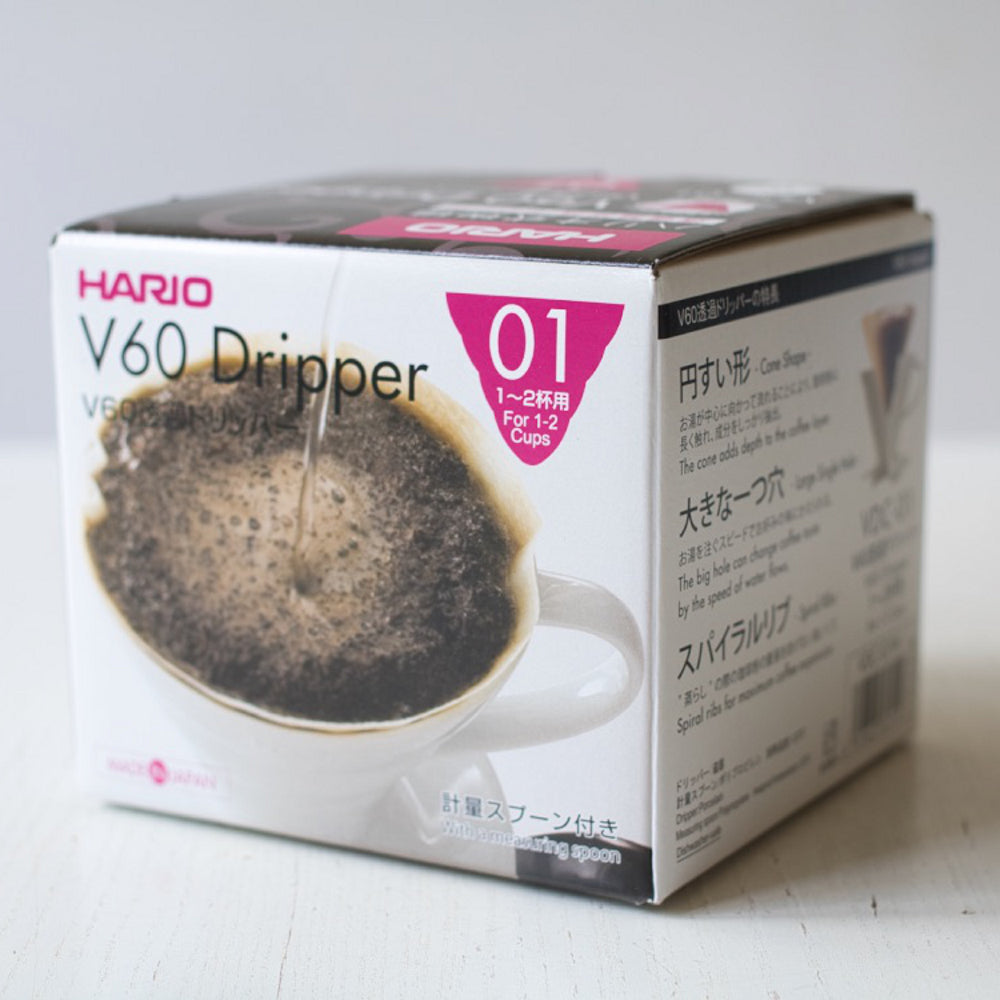 HARIO V60 WHITE CERAMIC DRIPPER